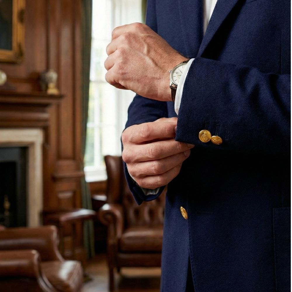 Gold Crown Monogram Metal Shank Sewing Buttons – 16mm - Image 3