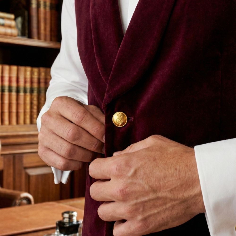 Gold Crown Monogram Metal Shank Sewing Buttons – 16mm - Image 5