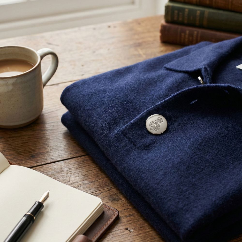 Silver Crown Monogram Metal Shank Sewing Buttons – 21mm - Image 2