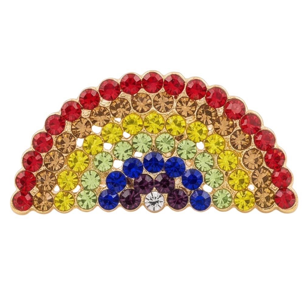 Rainbow Shank Button – 20mm