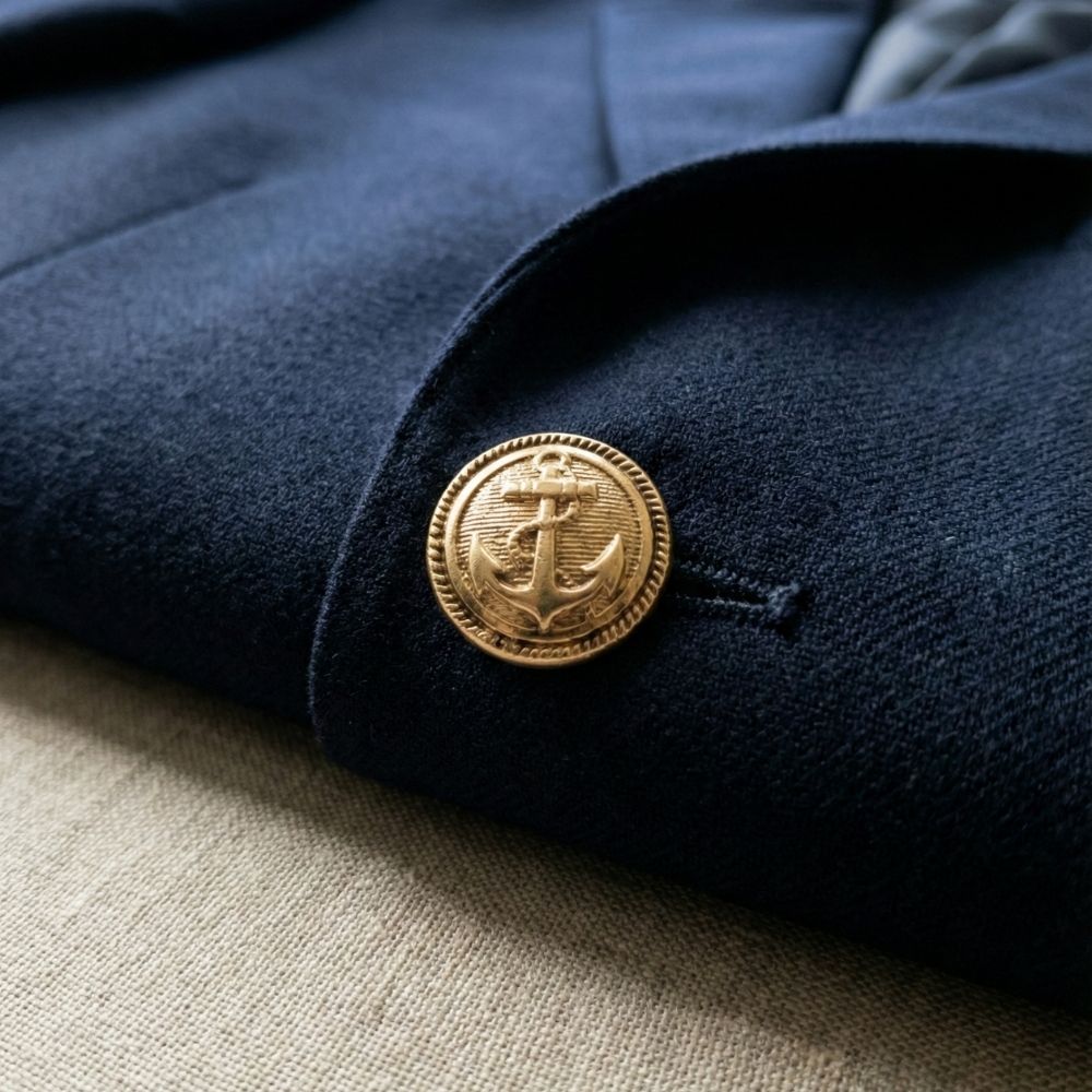 Gold Anchor Metallic Shank Buttons – 15mm - Image 8