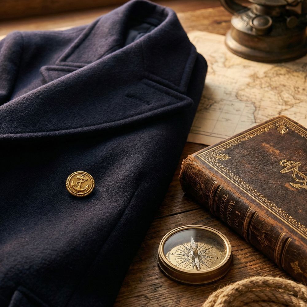 Gold Anchor Metallic Shank Buttons – 18mm - Image 7