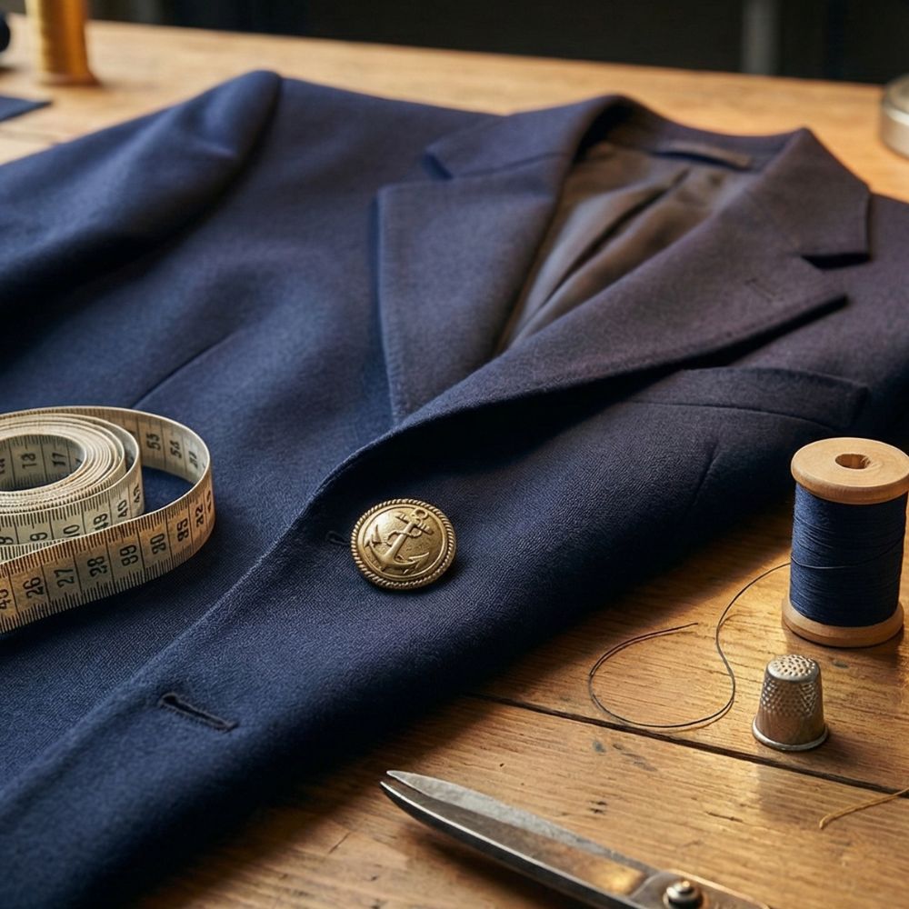 Gold Anchor Metallic Shank Buttons – 22mm - Image 4