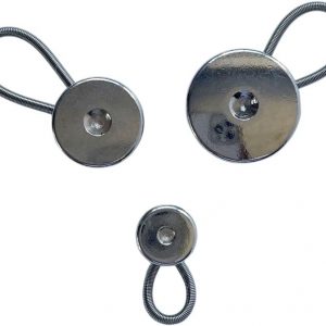 Collar Extender – Silver Metal Assorted Set 11mm / 15mm / 19mm, Pack of 3