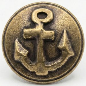 Bronze Anchor Metal Shank Buttons – 19mm