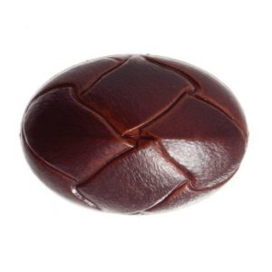 Imitation Leather Oval Shank Buttons