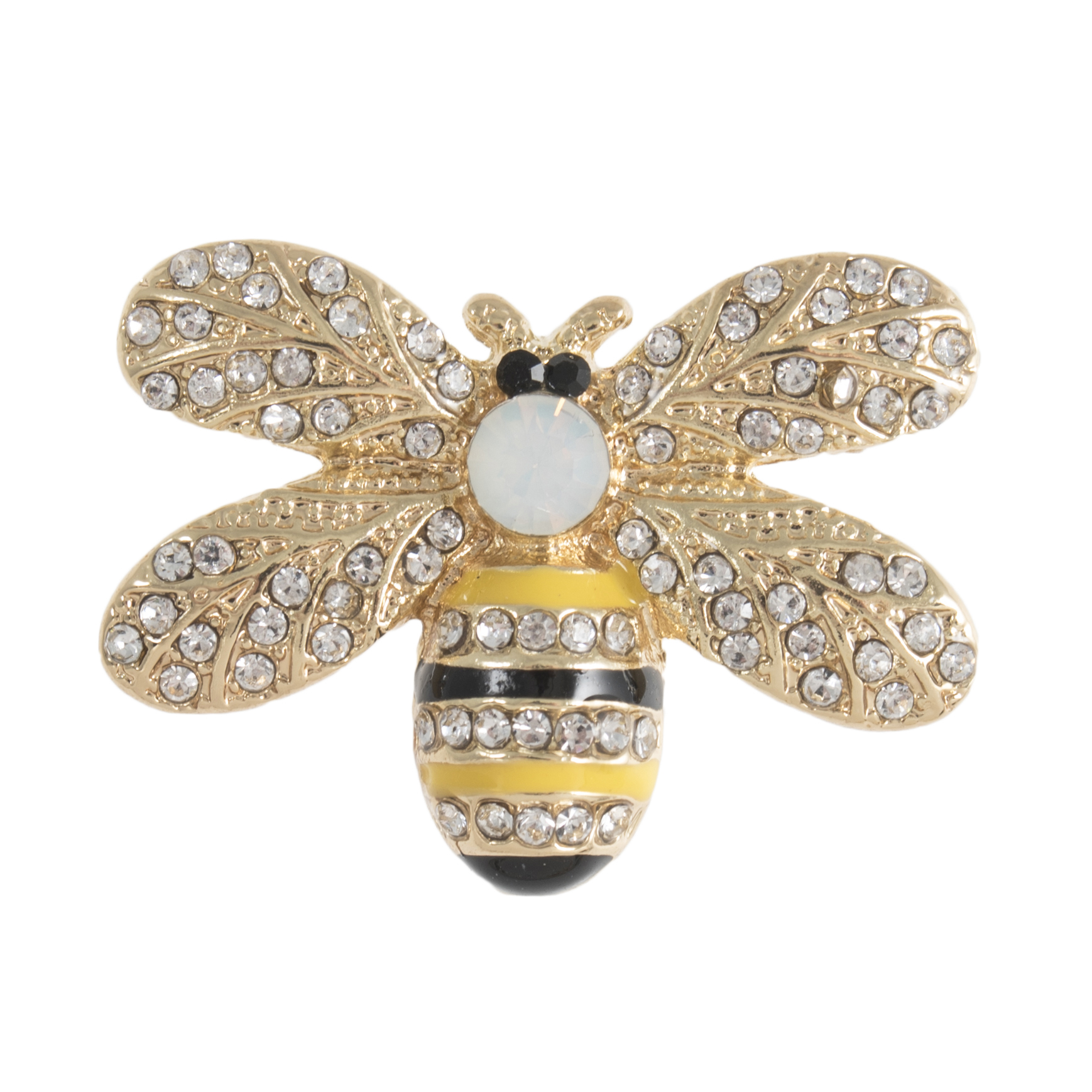 Bee Diamante Shank Button – 30mm