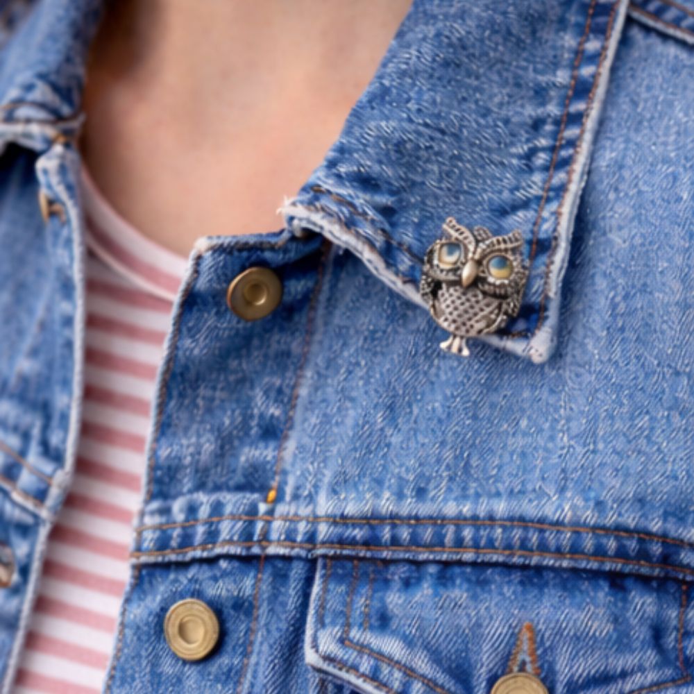 Owl Statement Button – 27mm - Image 6