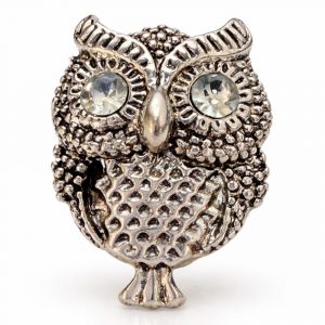 Owl Statement Button – 27mm