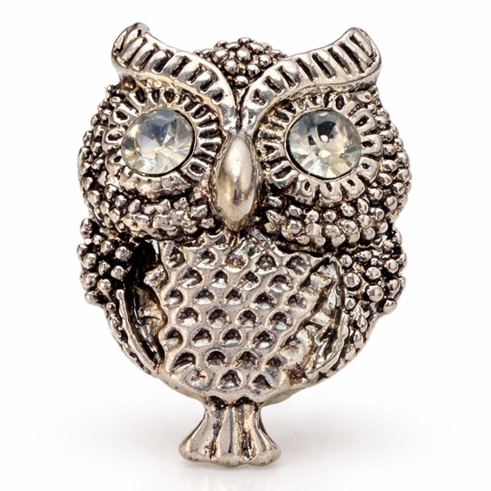 Owl Statement Button – 27mm
