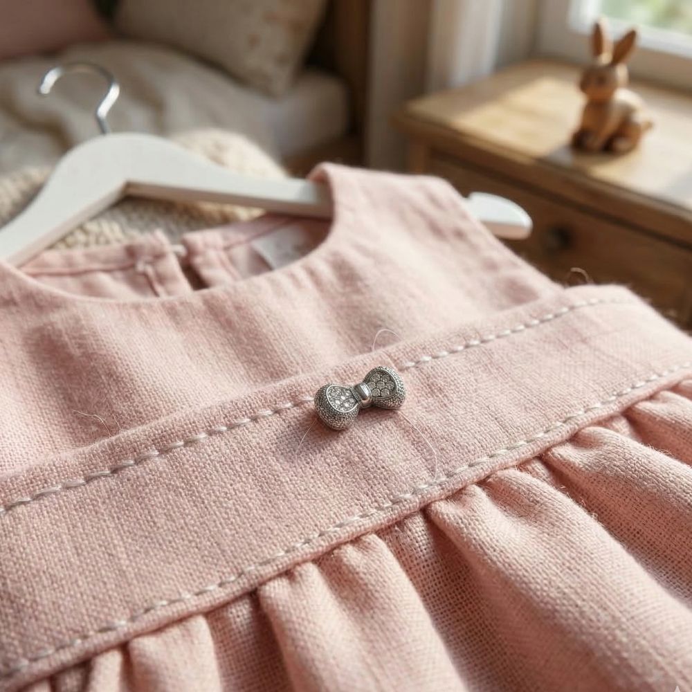 Silver Bow Shank Buttons – 16mm - Image 6