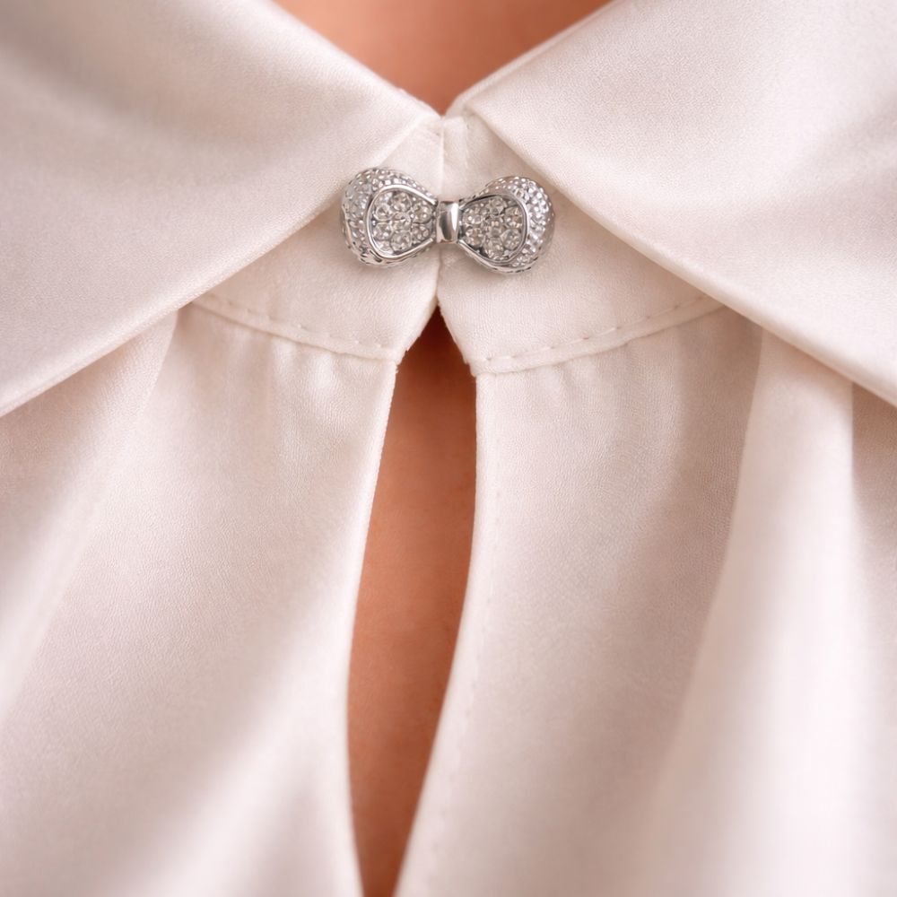 Silver Bow Shank Buttons – 16mm - Image 7