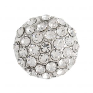 Domed Diamante Shank Button – 12mm