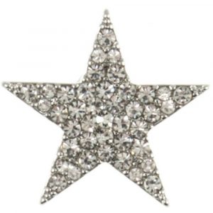 Star Diamante Shank Button – 21mm