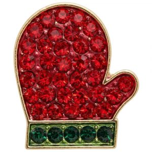 Mitten Festive Shank Button – 22mm