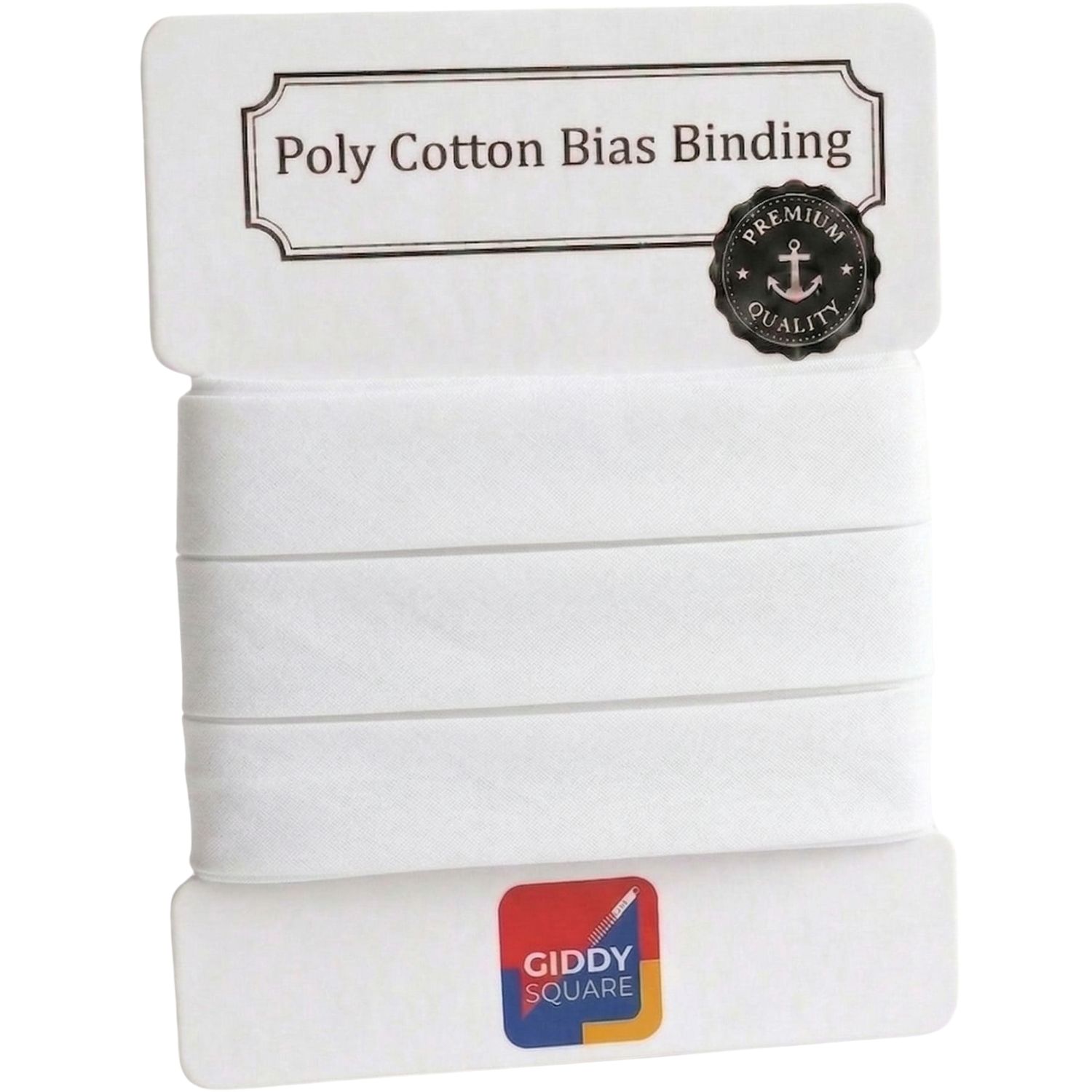 Plain Polycotton Bias Binding Tape 25mm – Giddy Square